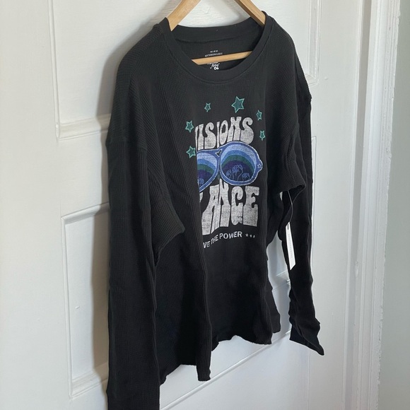 ANTHROPOLOGIE Thermal Top - Visions of Change Graphic - Women’s Small - New - Picture 8 of 8